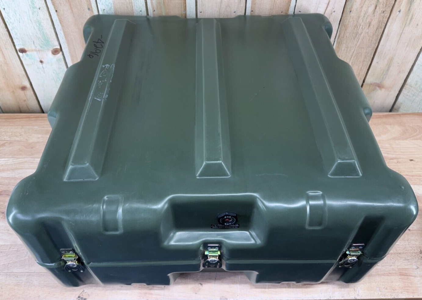 Pelican Hardigg Case 26"X27.5"X14.5" Military Waterproof Footlocker W/ Foam