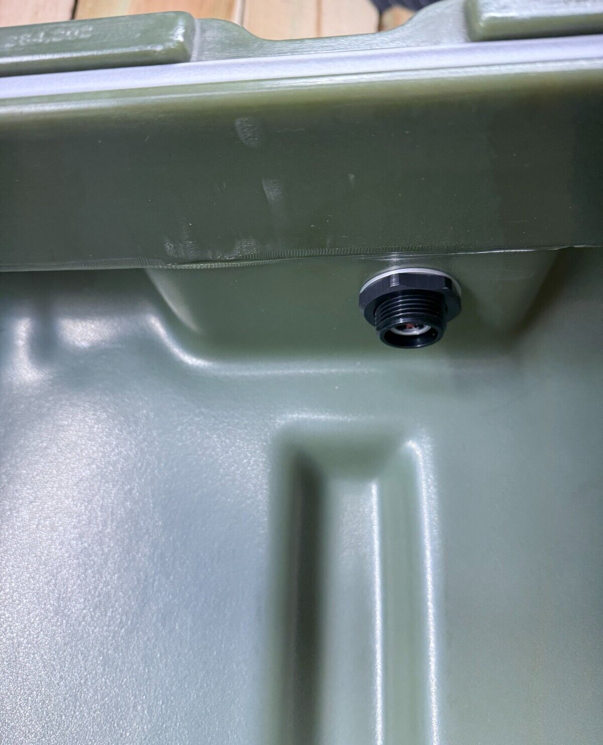 Pelican Hardigg Case 26"X27.5"X14.5" Military Waterproof Footlocker W/ Foam