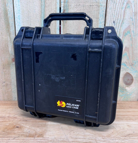 Pelican 1200 Hard Protector Case Good Condition A/B Waterproof