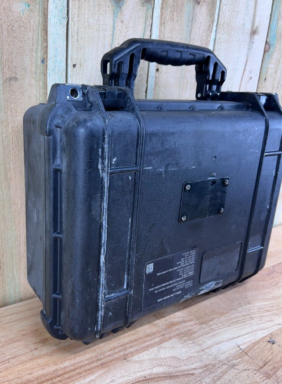 Pelican 1450 Black Hard Case Protector Waterproof Used Condition BC