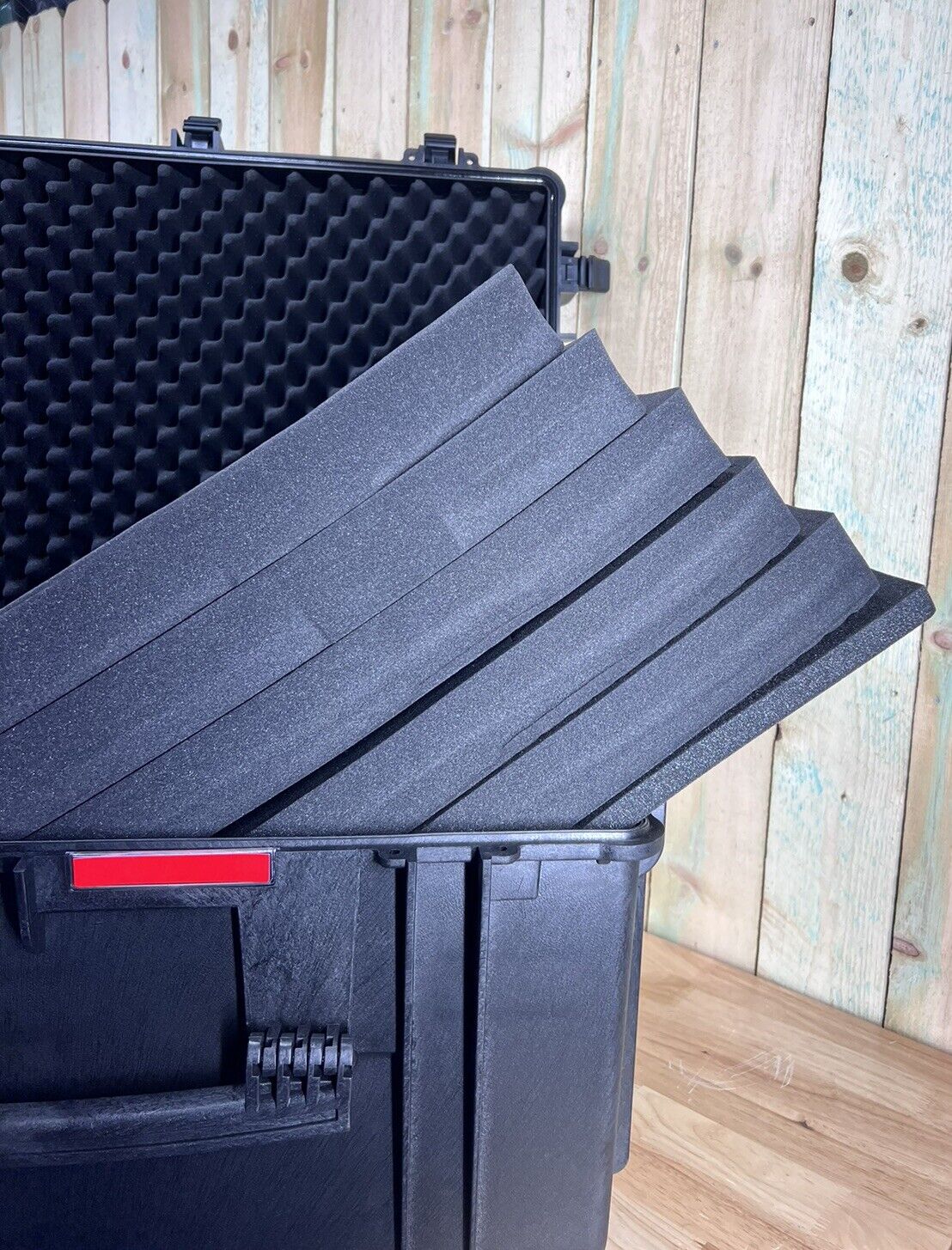 Valkyrie Products V133 Large Rolling Storage Case Waterproof W/ Pluck Foam