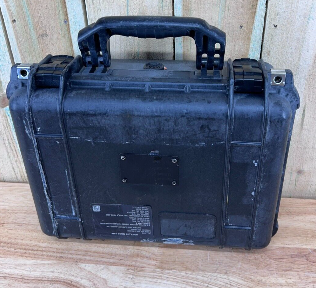 Pelican 1450 Black Hard Case Protector Waterproof Used Condition BC