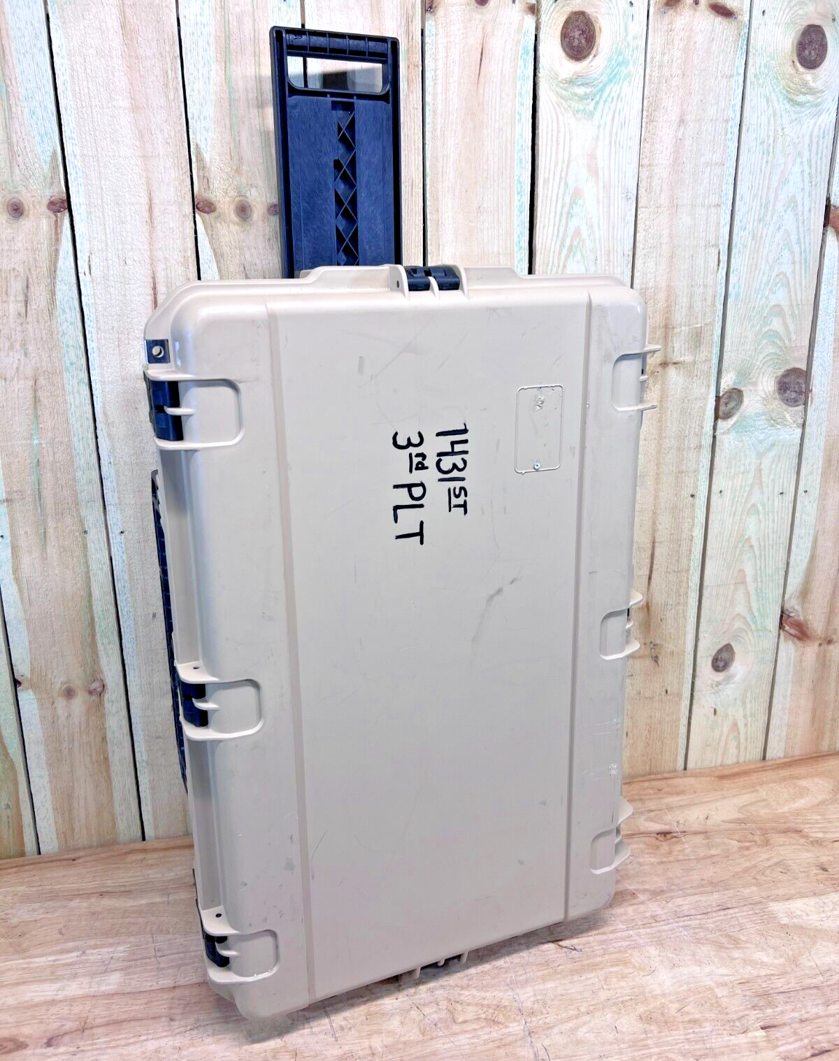 SKB 2918-10 Rolling Waterproof Storage Case Tan Good Condition AB Free Ship