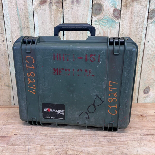 Pelican IM2400 Storm Case Waterproof  Green Good Condition A/B