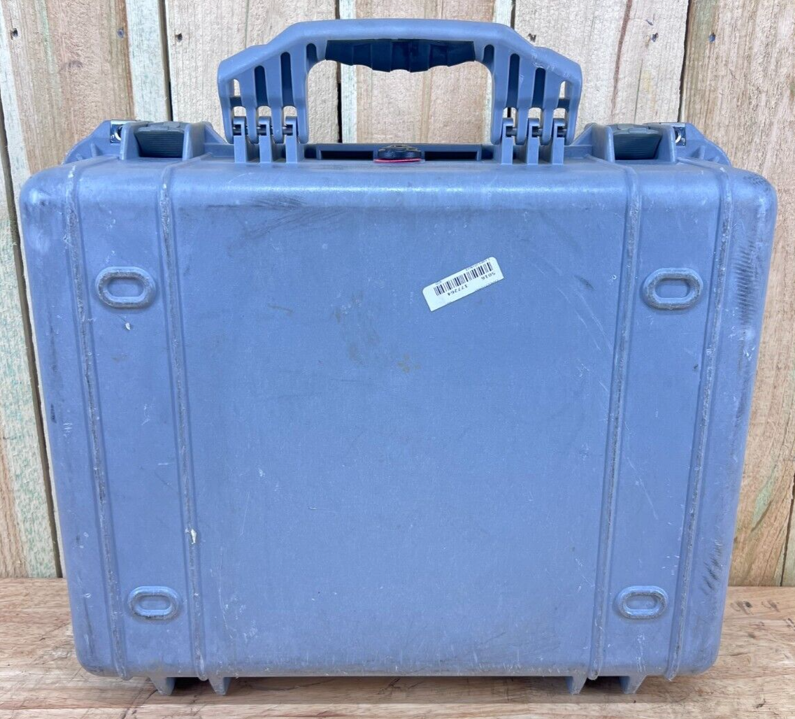 Pelican 1600 Protector Storage Case Waterproof Grey Good Condition AB Free Ship