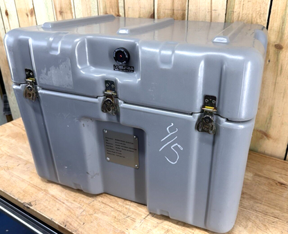 Grey Pelican Hardigg Case 25X19X19"  Military Waterproof Footlocker Storage Case