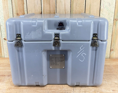 Grey Pelican Hardigg Case 25X19X19"  Military Waterproof Footlocker Storage Case