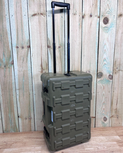 ECS Loadmaster 22x14x9 Case Rolling W Extendable Handle 1510 AB Carry On Tan