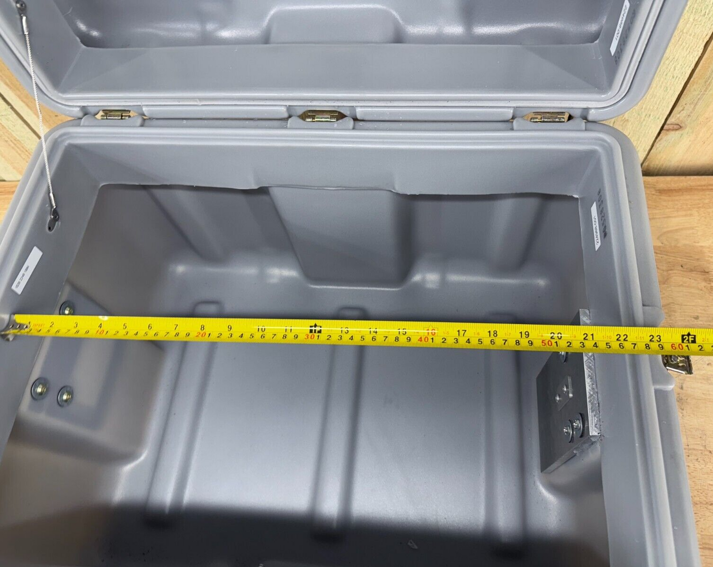 Grey Pelican Hardigg Case 25X19X19"  Military Waterproof Footlocker Storage Case