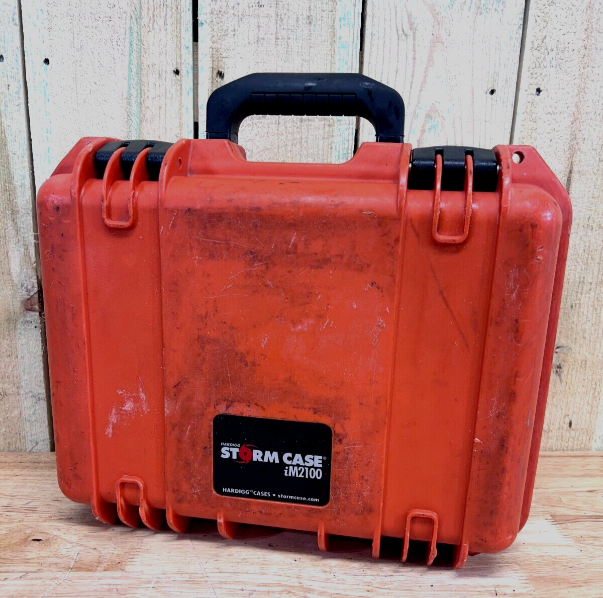 Pelican iM2100 Storm Case Orange Waterproof Handheld Good Condition AB Free Ship