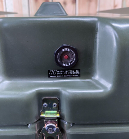 Pelican Hardigg Case 26"X27.5"X14.5"  Military Waterproof Footlocker W/ Foam