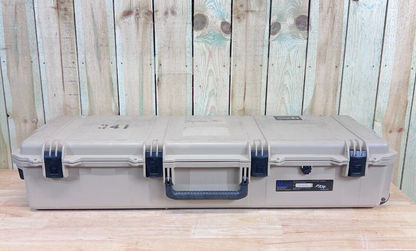 Pelican Storm IM3220 Long Rifle Case Tan Rolling Good Condition AB Free Ship