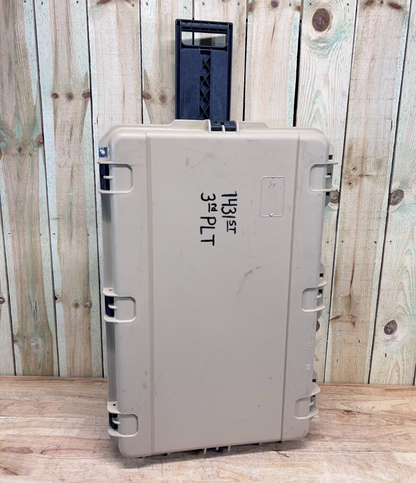 SKB 2918-10 Rolling Waterproof Storage Case Tan Good Condition AB Free Ship