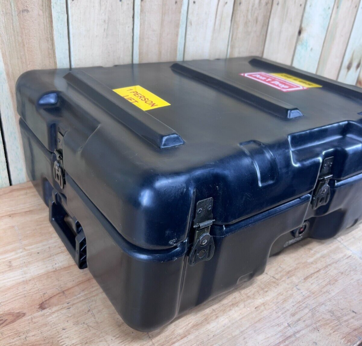 Pelican Hardigg Case 25"X19"X10"  Military Waterproof Footlocker W/ Foam