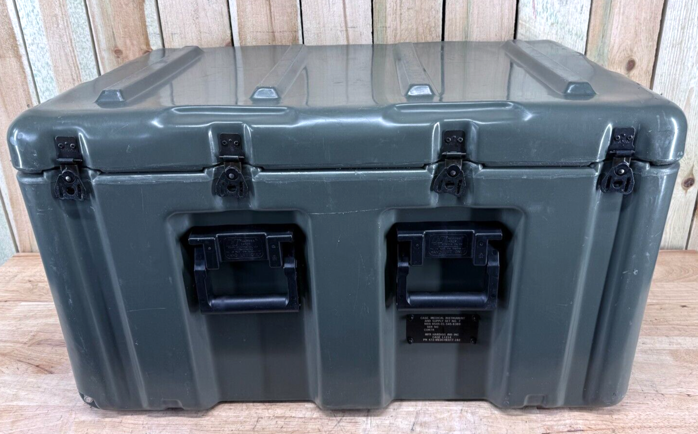Pelican Hardigg Case 33X21X19" Green  Military Waterproof Storage Container