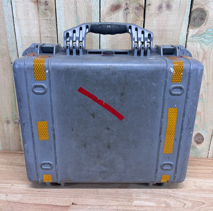 Pelican 1500 Protector Case Grey Waterproof BC Cond Free Shipping