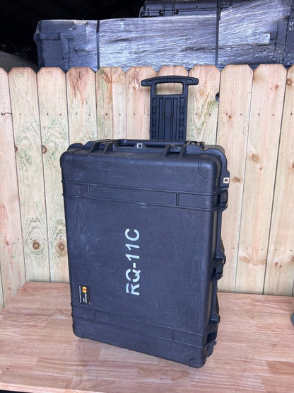 Pelican 1660 Protector Case Black Rolling Waterproof W/ Foam & Divider