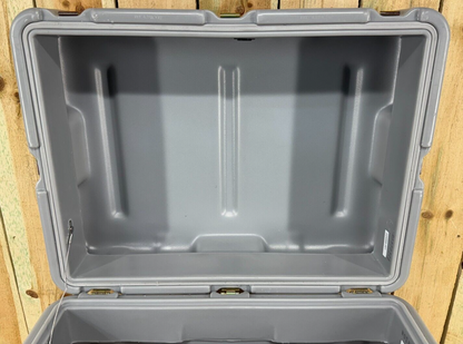 Grey Pelican Hardigg Case 25X19X19"  Military Waterproof Footlocker Storage Case
