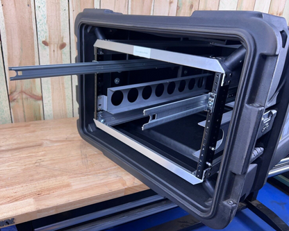 6U 30-inch Deep rSeries Shock Rack W/ Rack & Hardware A/B Grade Free Shipping