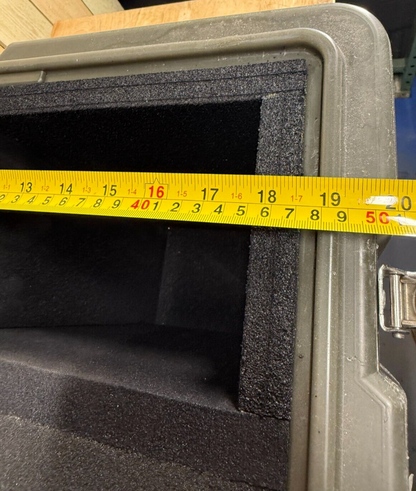 Pelican Hardigg Footlocker Green Transport Case 31"X21"X21" Military Waterproof