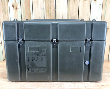 Pelican Hardigg Footlocker Green Transport Case 31"X21"X21" Military Waterproof