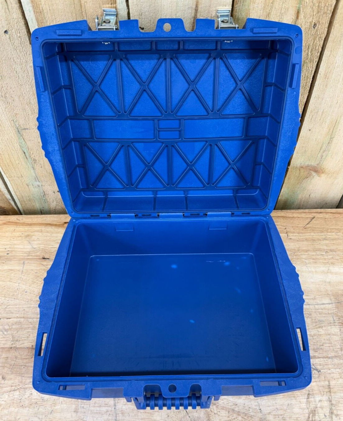 Blue Handheld Surplus Storage Case FlexPax 15.5X11.5X6 Military Grade A/B