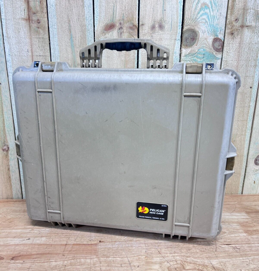 Pelican 1600 Protector Storage Case Waterproof Tan B/C Grade Free Ship