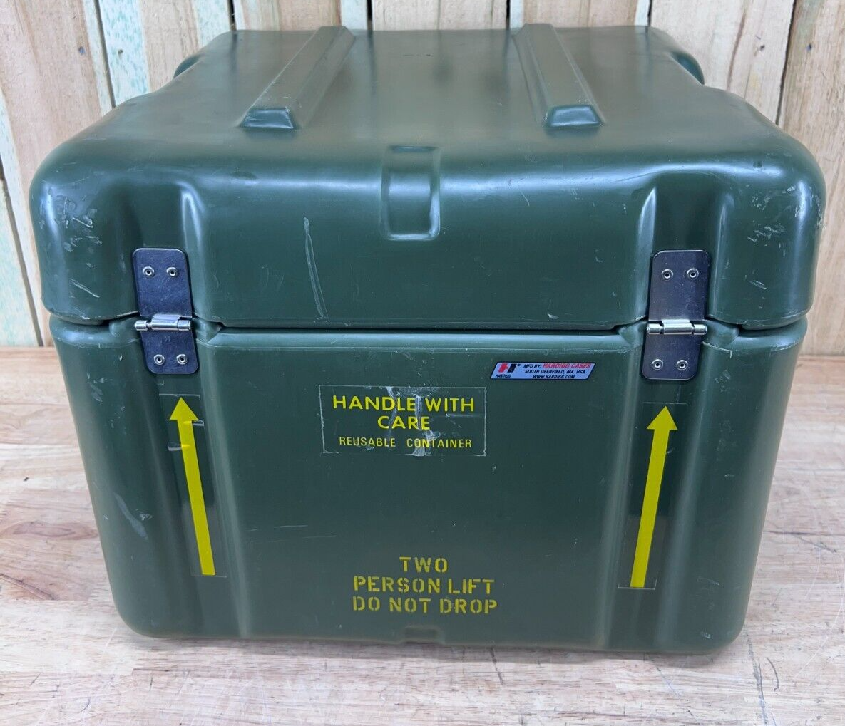 Pelican Hardigg Case 18.5"X18.5"X15.5" Green Military Waterproof Storage