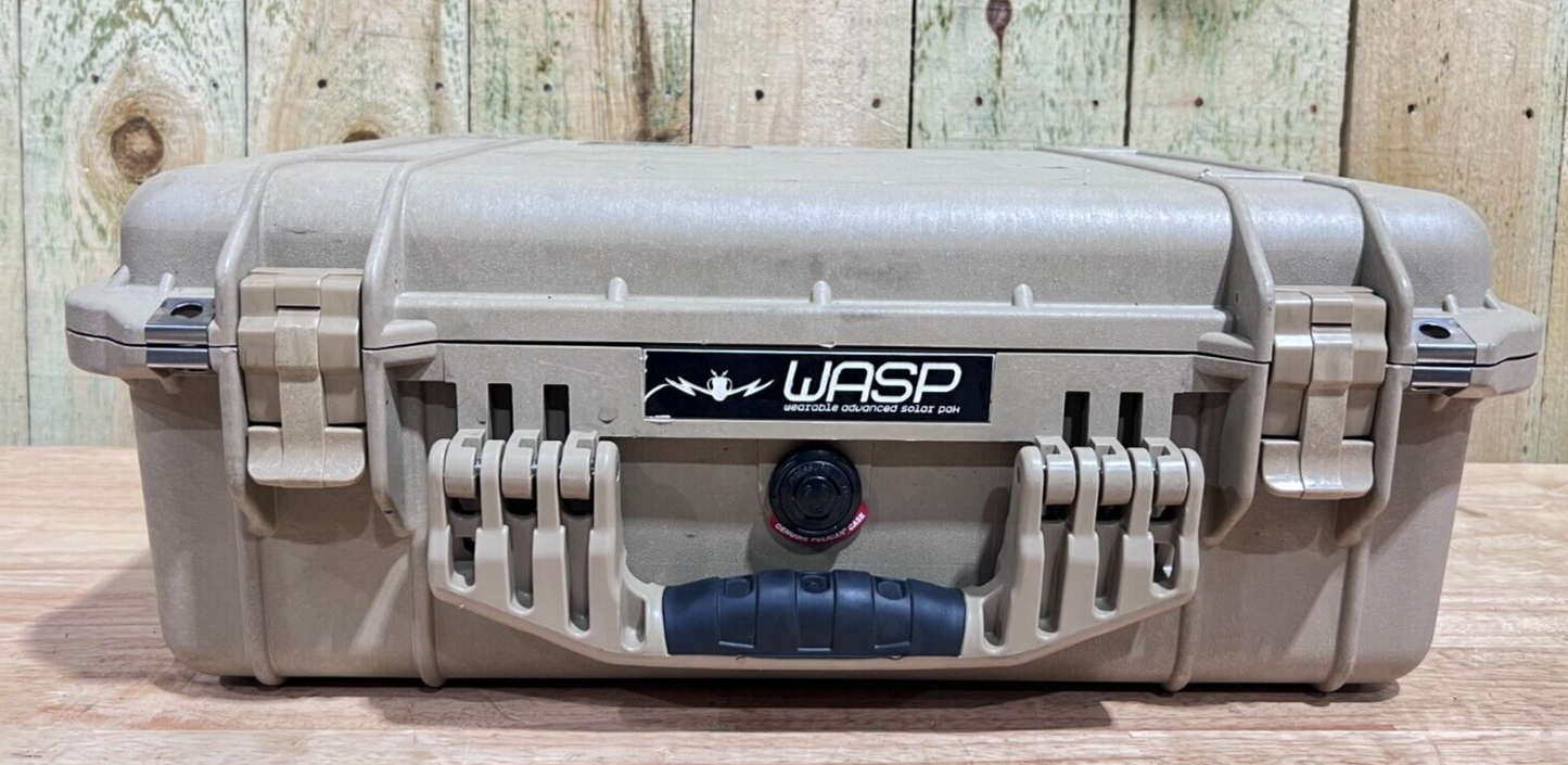 Pelican 1520 Tan Hard Protector Case Good Condition A/B Waterproof Free Shipping