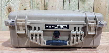 Pelican 1520 Tan Hard Protector Case Good Condition A/B Waterproof Free Shipping