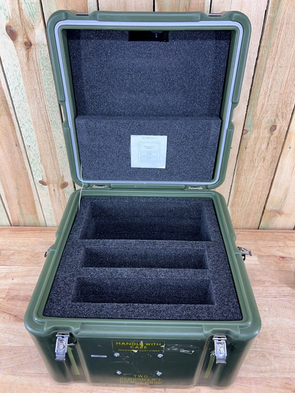 Pelican Hardigg Case 18.5"X18.5"X15.5" Green Military Waterproof Storage