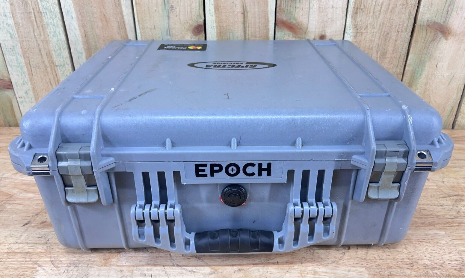 Pelican 1550 Watertight Protector Case Grey Good Condition A/B