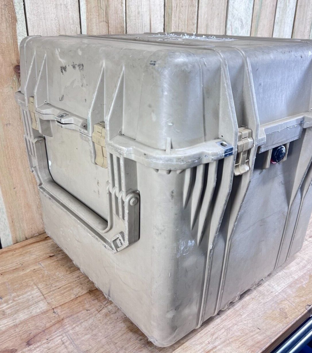 Pelican 0350 Protector Cube Transport Case Tan Grade A/B Free Shipping