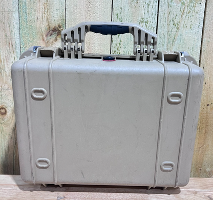 Pelican 1520 Tan Hard Protector Case Good Condition A/B Waterproof Free Shipping