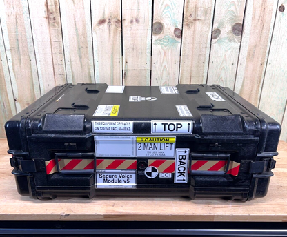 Pelican Hardigg Server Rack Rackmount 5U 19" Waterproof Storage Case W/ Rack