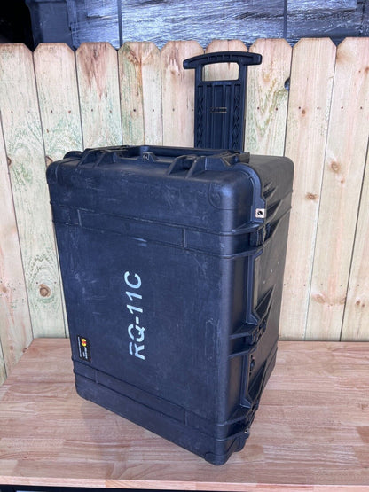 Pelican 1660 Protector Case Black Rolling Waterproof W/ Foam & Divider