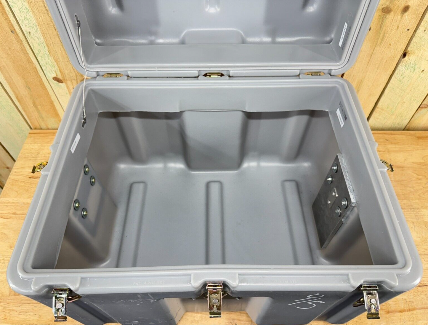 Grey Pelican Hardigg Case 25X19X19"  Military Waterproof Footlocker Storage Case
