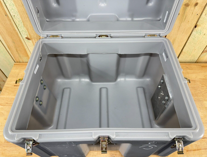 Grey Pelican Hardigg Case 25X19X19"  Military Waterproof Footlocker Storage Case
