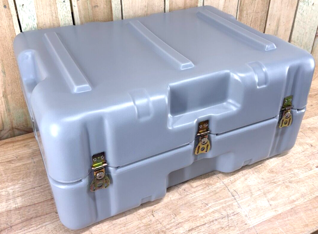 Pelican Hardigg Grey Storage Case 29" X 19" X 12" Footlocker Brand New