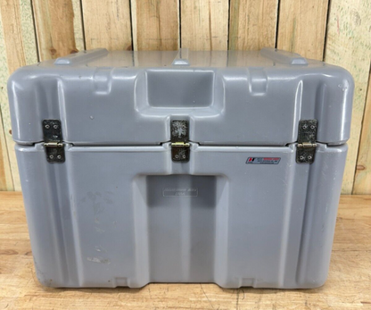 Grey Pelican Hardigg Case 25X19X19"  Military Waterproof Footlocker Storage Case