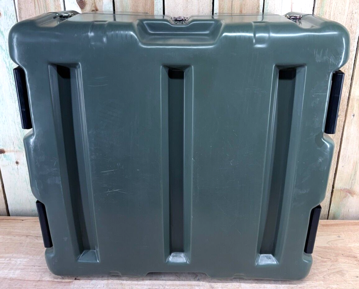 Pelican Hardigg Case 26"X27.5"X14.5"  Military Waterproof Footlocker W/ Foam