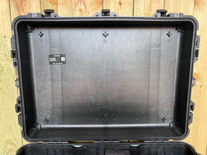 Pelican 1660 Protector Case Black Rolling Waterproof W/ Foam & Divider