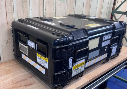 Pelican Hardigg Server Rack Rackmount 6U 19" Waterproof Storage Case W/ Rack