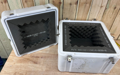 Pelican Hardigg Case 18.5"X18.5"X15.5" White Military Waterproof Storage
