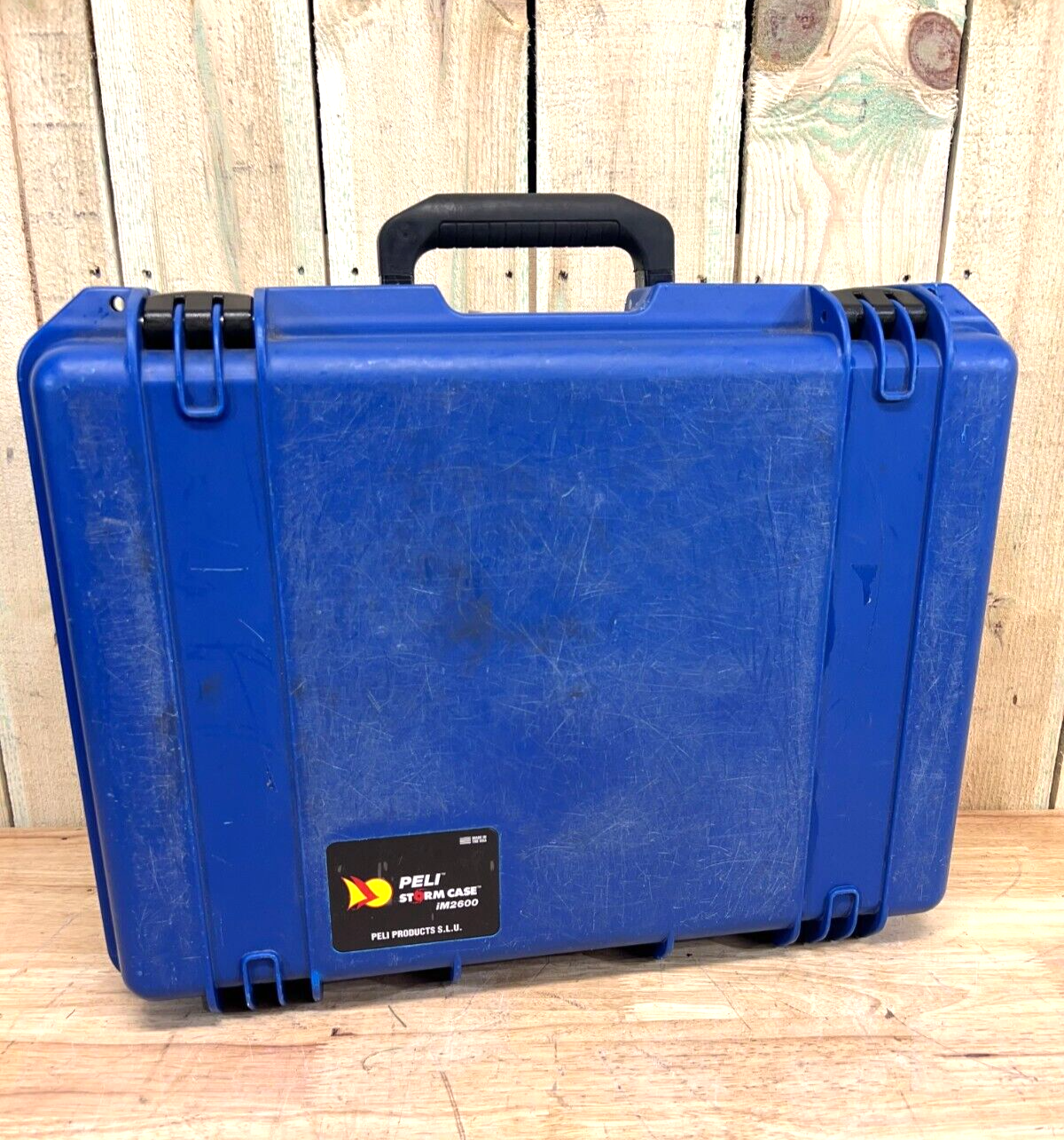 Pelican iM2600 Storm Case Blue Waterproof Handheld Great Condition AB Free Ship