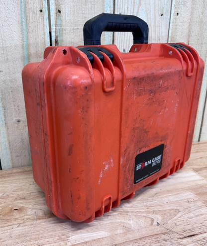 Pelican iM2100 Storm Case Orange Waterproof Handheld Good Condition AB Free Ship