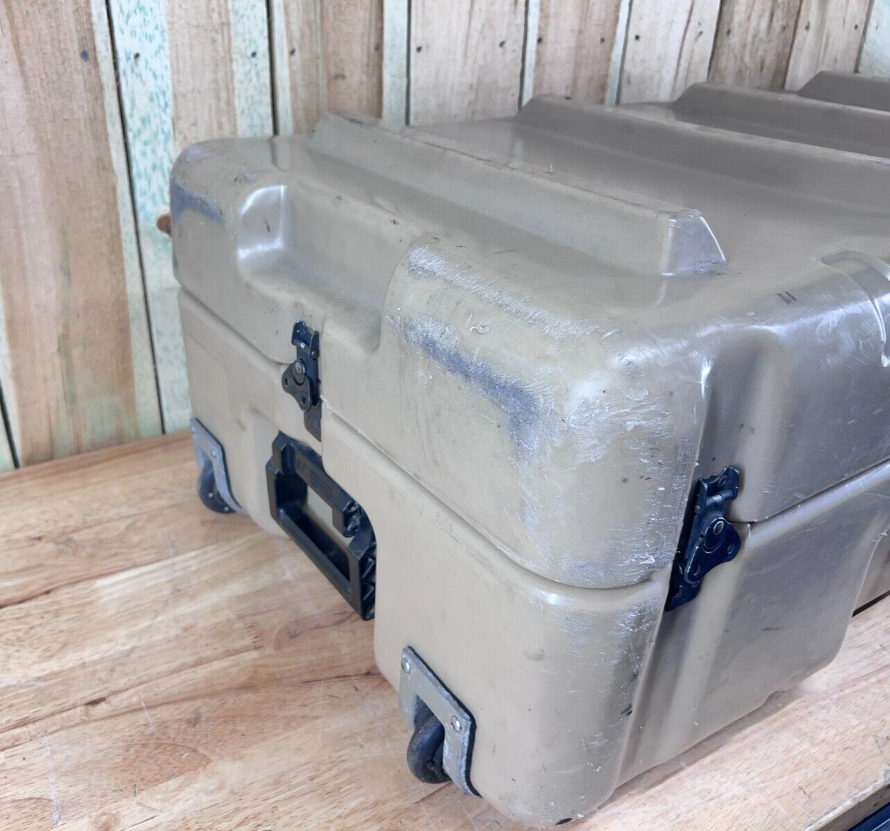 Pelican Hardigg Long Case 59” 19.5” 12” Tan Waterproof Storage Footlocker
