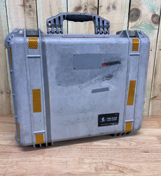 Pelican 1500 Protector Case Grey Waterproof BC Cond Free Shipping
