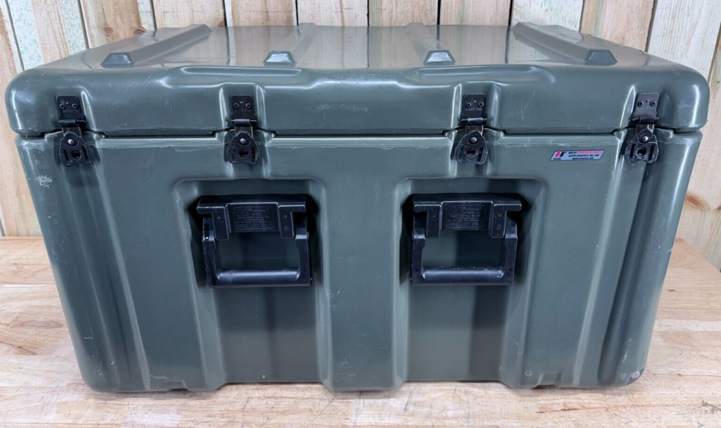 Pelican Hardigg Case 33X21X19" Green  Military Waterproof Storage Container