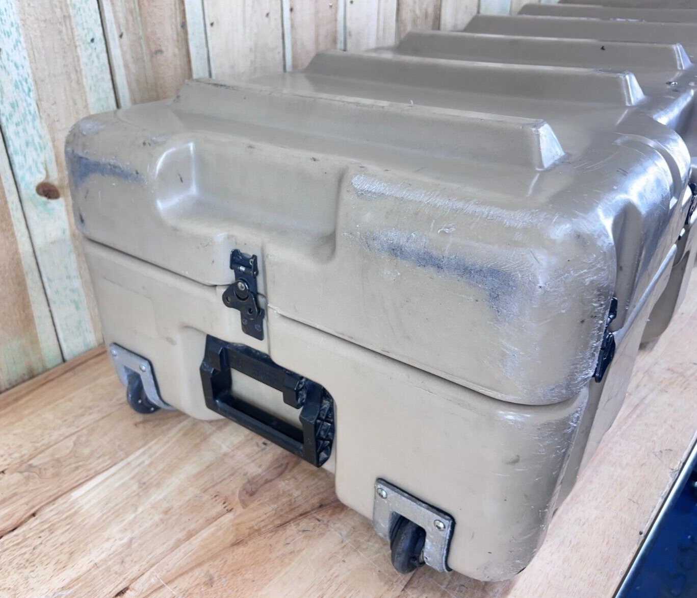 Pelican Hardigg Long Case 59” 19.5” 12” Tan Waterproof Storage Footlocker